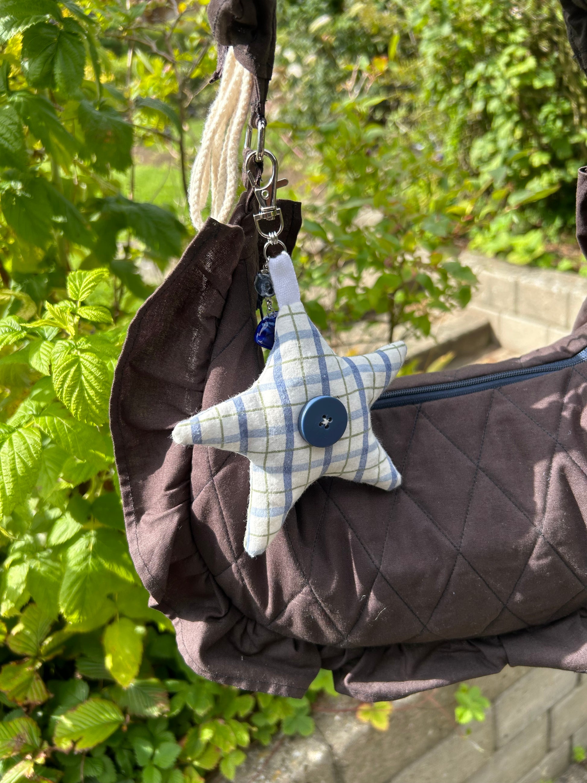 Stjerne nøglering (zero-waste)