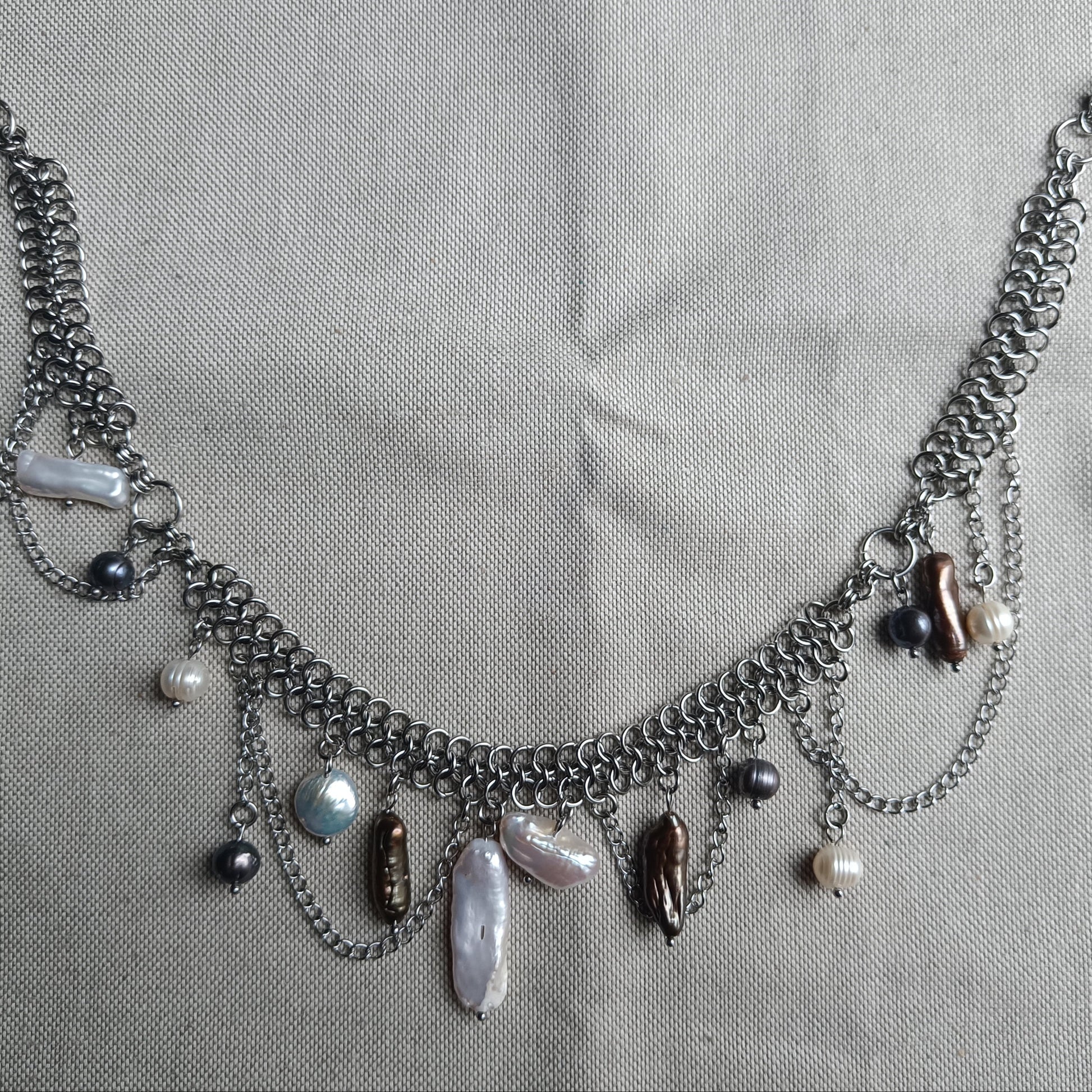 X PEARL NECKLACE