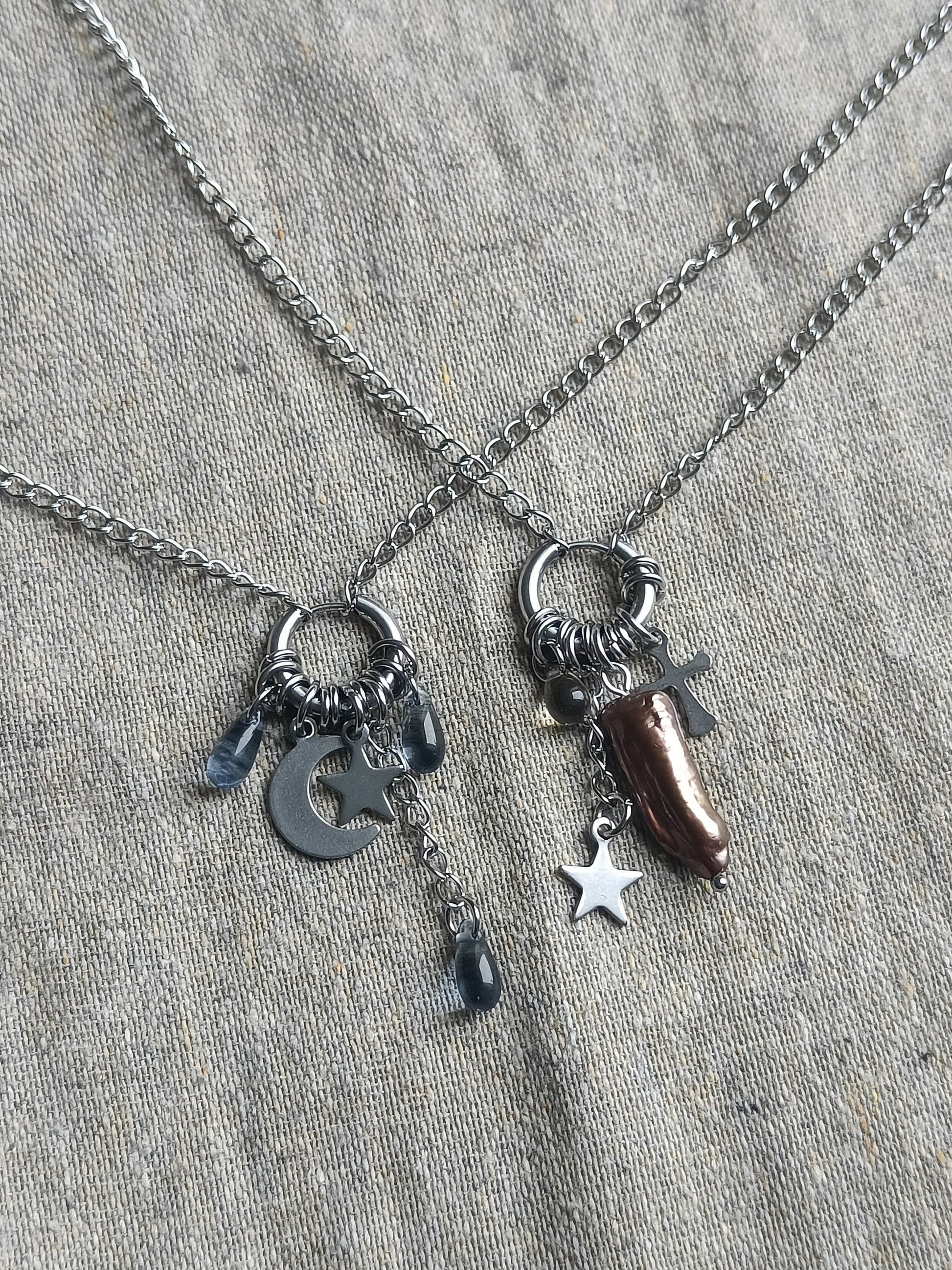 DREAM CHARM NECKLACES - upcycled